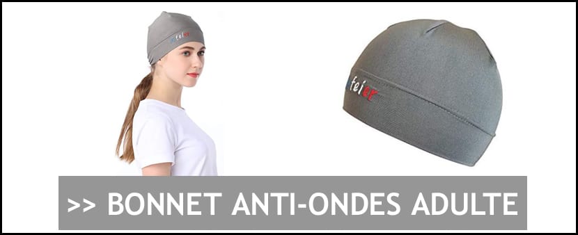 Achat bonnet protection anti-ondes pour adulte